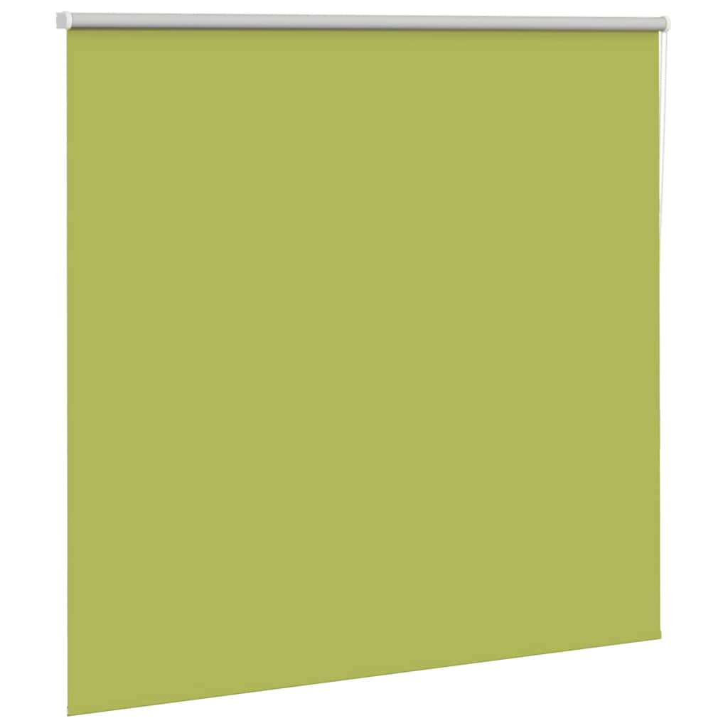 Roller Blind Blackout Leaves Green 150x175 cm Fabric Width 146.6 cm Polyester