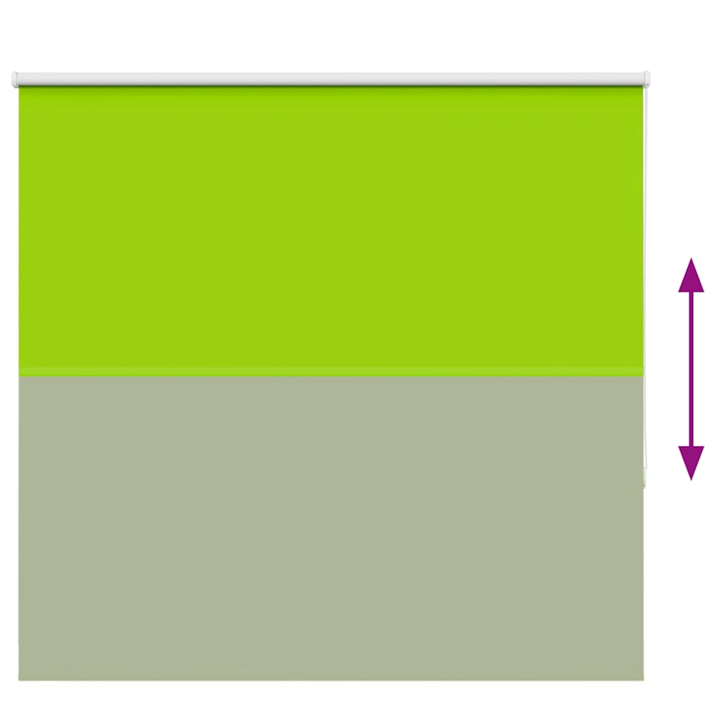 Roller Blind Blackout Leaves Green 150x175 cm Fabric Width 146.6 cm Polyester