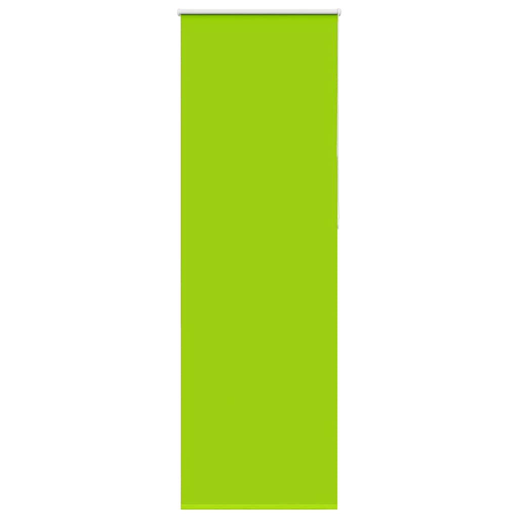Roller Blind Blackout Leaves Green 80x210 cm Fabric Width 75.7 cm Polyester