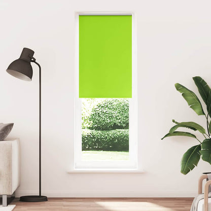 Roller Blind Blackout Leaves Green 80x210 cm Fabric Width 75.7 cm Polyester