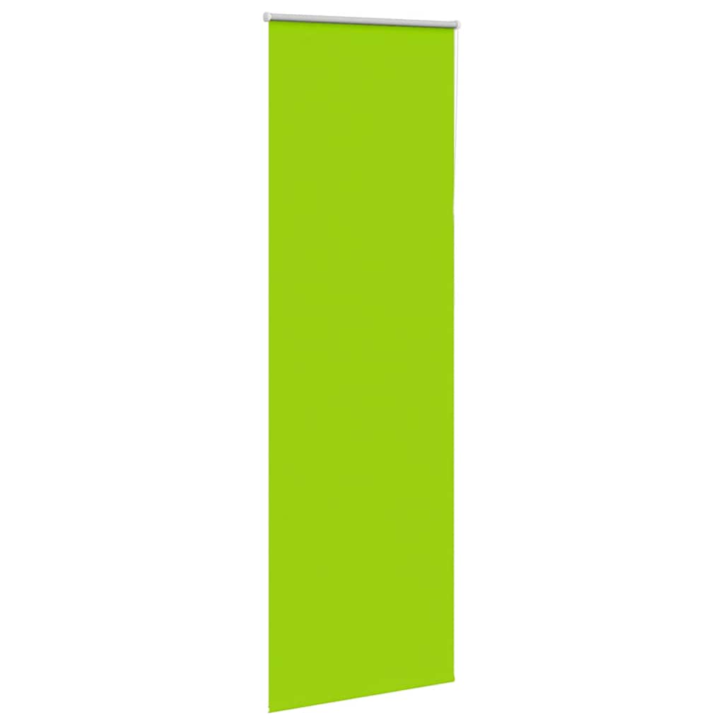 Roller Blind Blackout Leaves Green 80x210 cm Fabric Width 75.7 cm Polyester