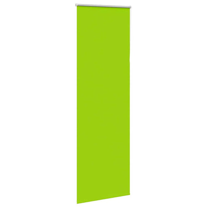 Roller Blind Blackout Leaves Green 80x210 cm Fabric Width 75.7 cm Polyester