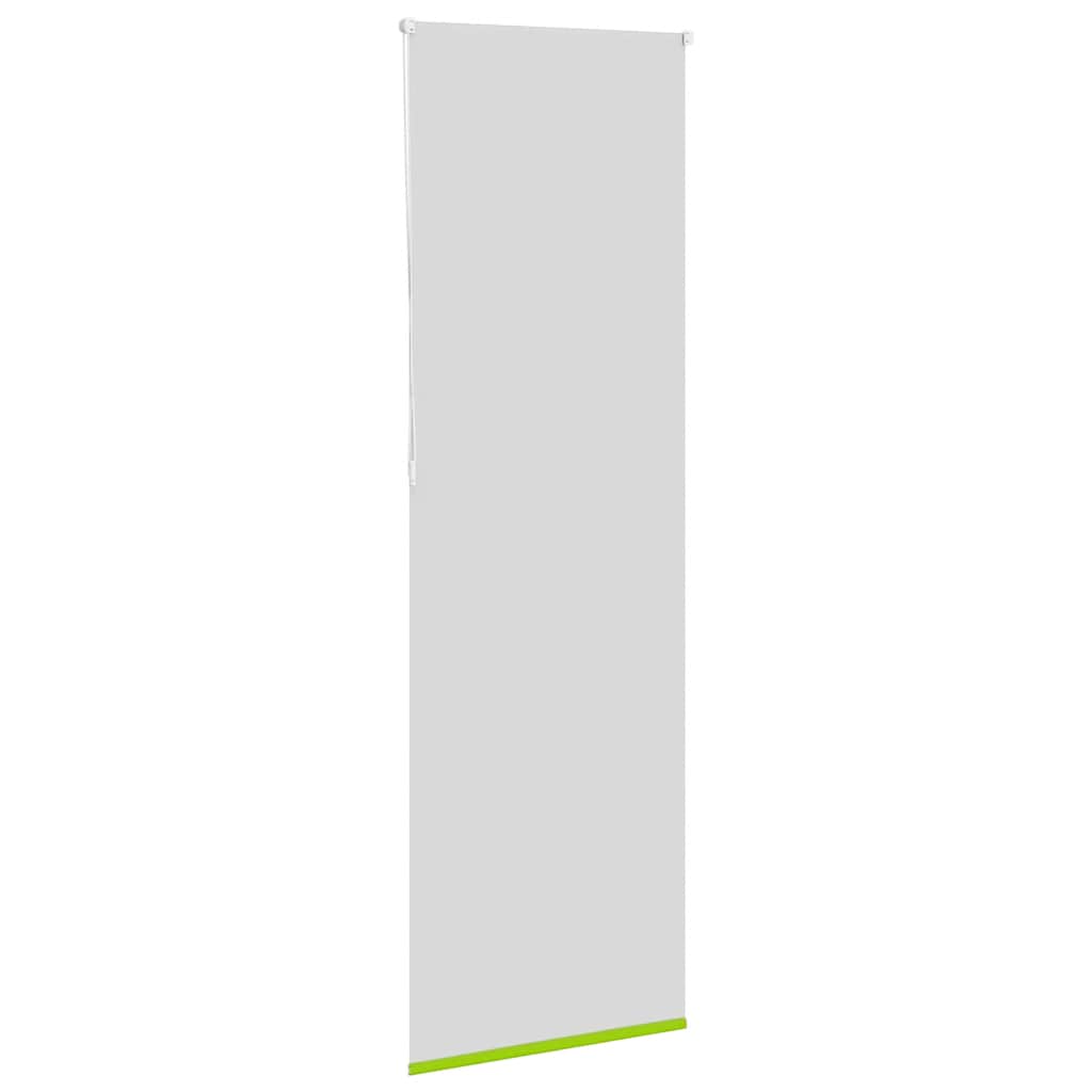 Roller Blind Blackout Leaves Green 80x210 cm Fabric Width 75.7 cm Polyester