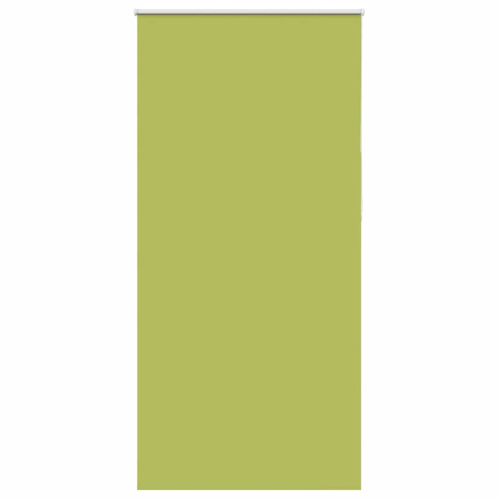 Roller Blind Blackout Leaves Green 90x210 cm Fabric Width 85.7 cm Polyester