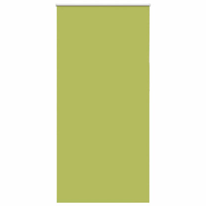 Roller Blind Blackout Leaves Green 90x210 cm Fabric Width 85.7 cm Polyester