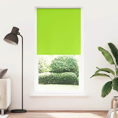 Roller Blind Blackout Leaves Green 105x210 cm Fabric Width 100.7 cm Polyester