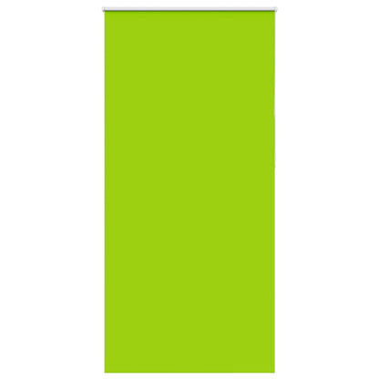 Roller Blind Blackout Leaves Green 110x210 cm Fabric Width 105.7 cm Polyester