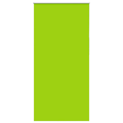 Roller Blind Blackout Leaves Green 115x210 cm Fabric Width 110.7 cm Polyester