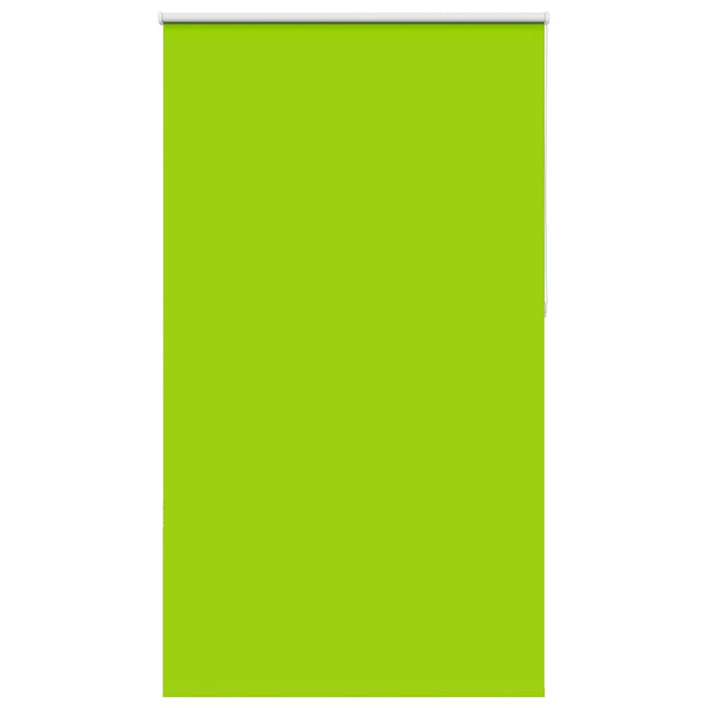 Roller Blind Blackout Leaves Green 130x210 cm Fabric Width 126.6 cm Polyester