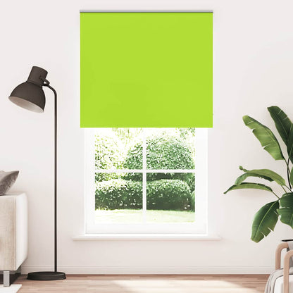Roller Blind Blackout Leaves Green 140x210 cm Fabric Width 136.6 cm Polyester
