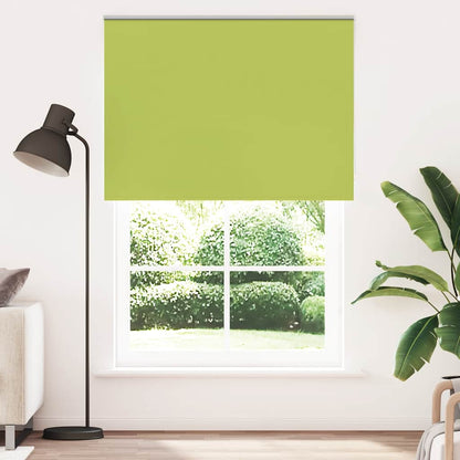 Roller Blind Blackout Leaves Green 165x210 cm Fabric Width 161.6 cm Polyester