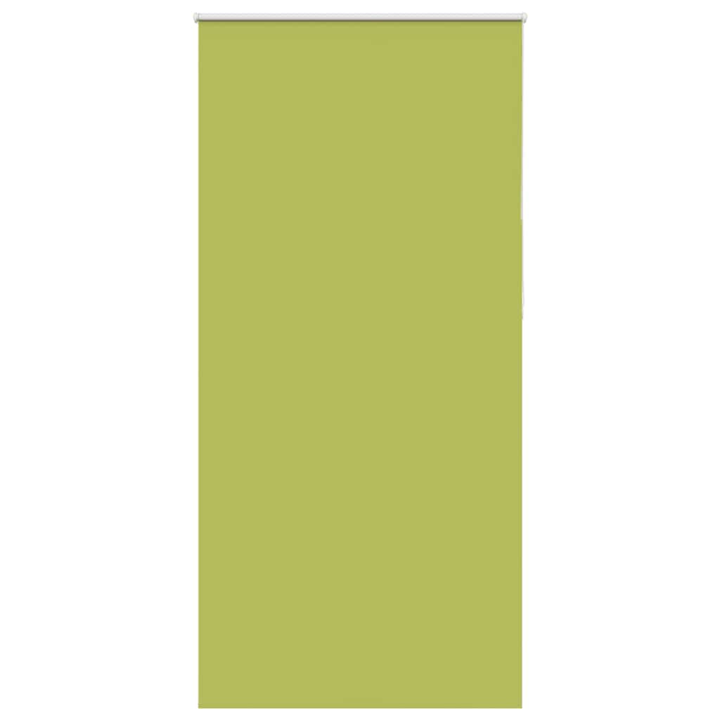 Roller Blind Blackout Leaves Green 105x230 cm Fabric Width 100.7 cm Polyester