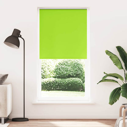 Roller Blind Blackout Leaves Green 105x230 cm Fabric Width 100.7 cm Polyester