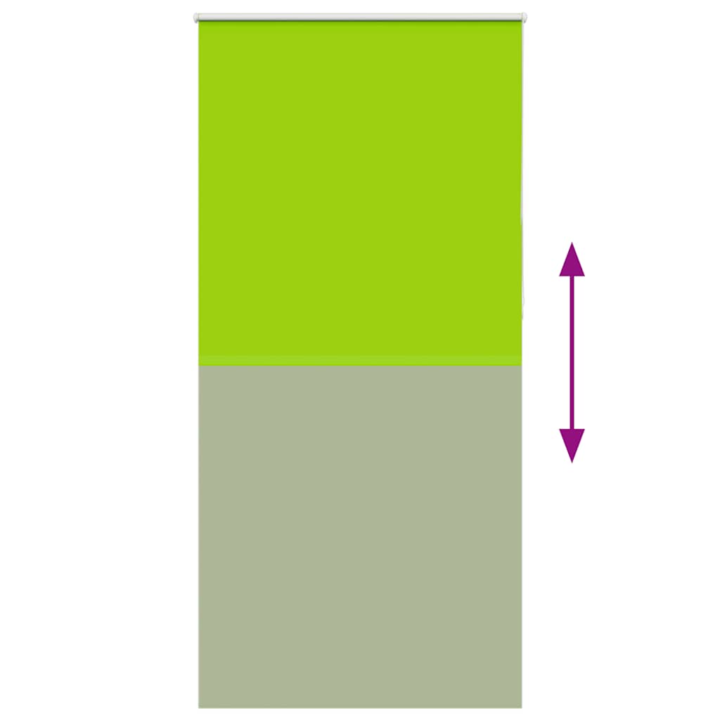 Roller Blind Blackout Leaves Green 105x230 cm Fabric Width 100.7 cm Polyester