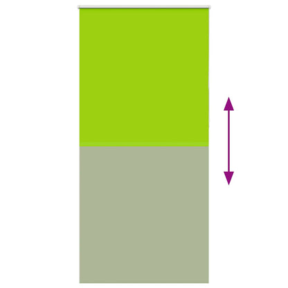Roller Blind Blackout Leaves Green 105x230 cm Fabric Width 100.7 cm Polyester