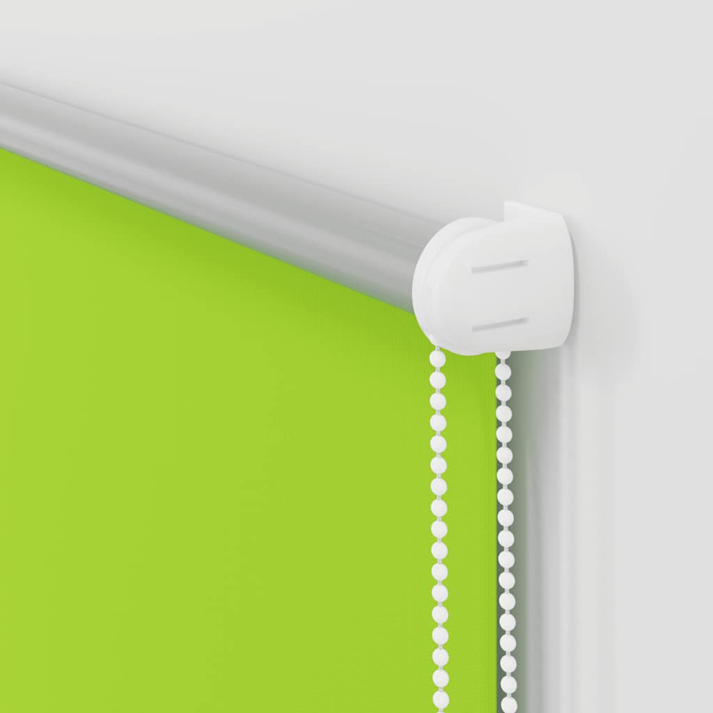 Roller Blind Blackout Leaves Green 110x230 cm Fabric Width 105.7 cm Polyester