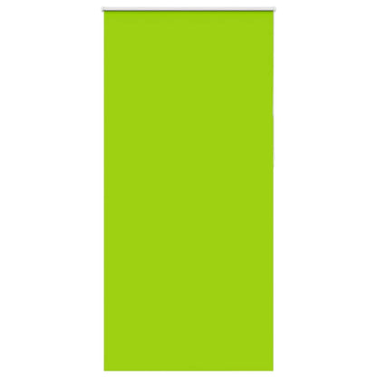 Roller Blind Blackout Leaves Green 115x230 cm Fabric Width 110.7 cm Polyester