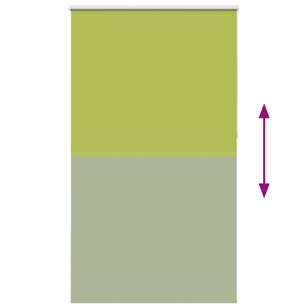 Roller Blind Blackout Leaves Green 130x230 cm Fabric Width 126.6 cm Polyester
