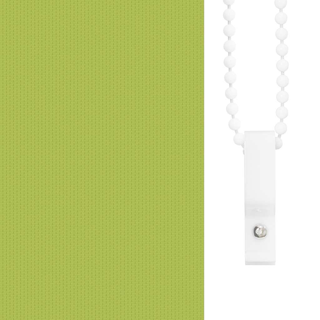 Roller Blind Blackout Leaves Green 130x230 cm Fabric Width 126.6 cm Polyester