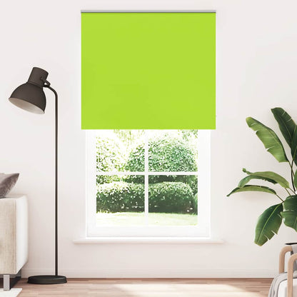 Roller Blind Blackout Leaves Green 135x230 cm Fabric Width 131.6 cm Polyester