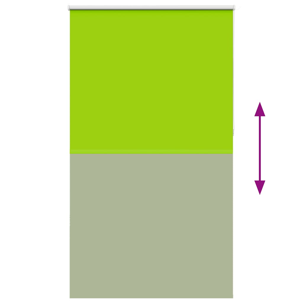 Roller Blind Blackout Leaves Green 140x230 cm Fabric Width 136.6 cm Polyester