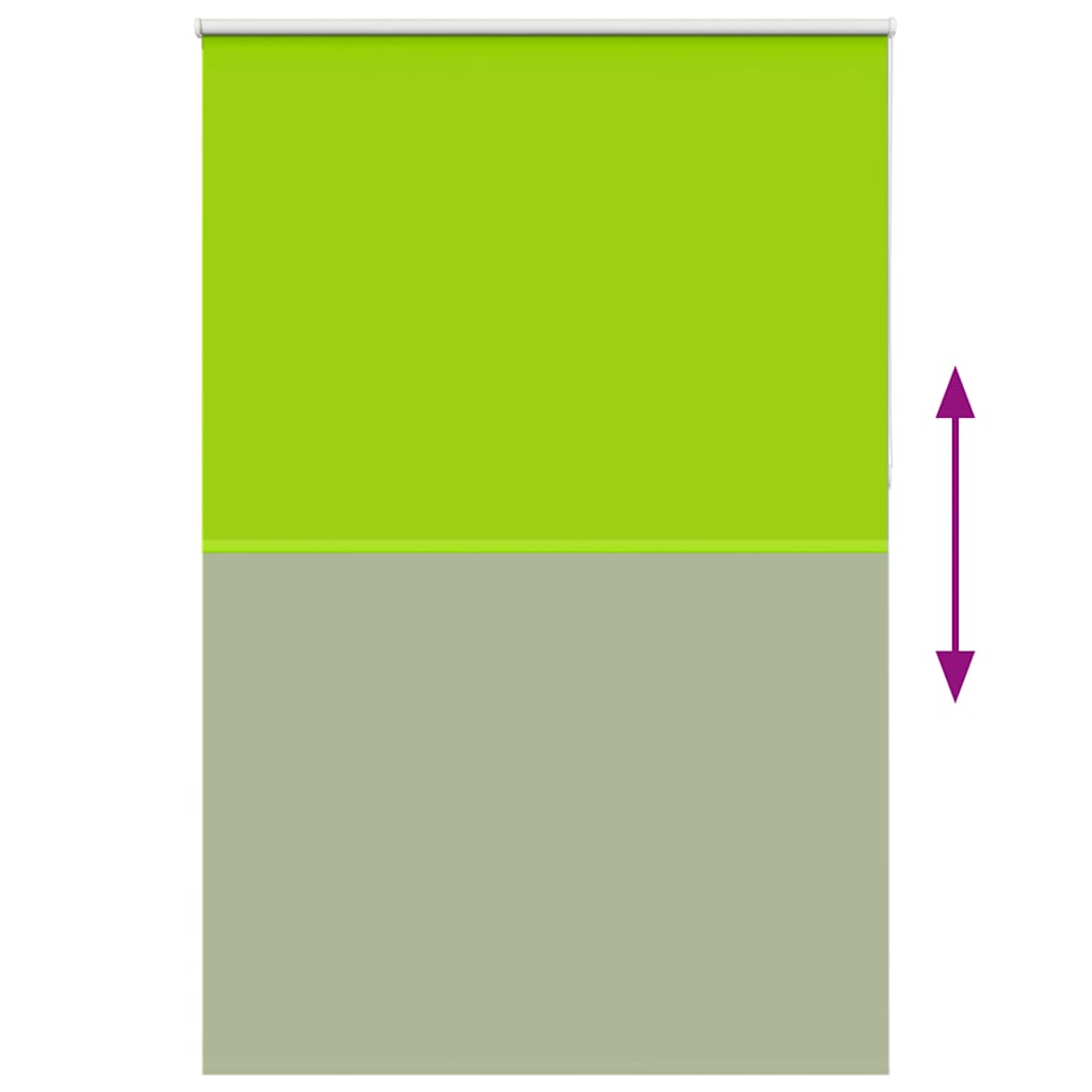Roller Blind Blackout Leaves Green 145x230 cm Fabric Width 141.6 cm Polyester