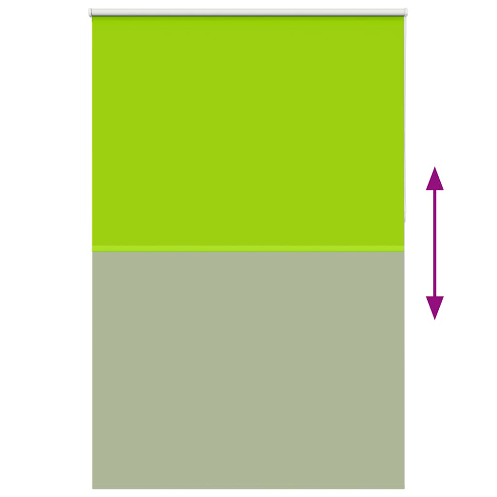 Roller Blind Blackout Leaves Green 150x230 cm Fabric Width 146.6 cm Polyester