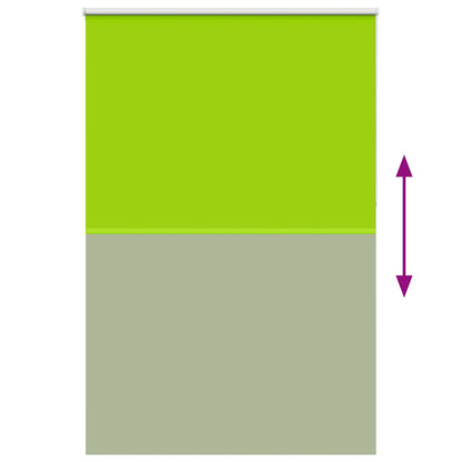 Roller Blind Blackout Leaves Green 150x230 cm Fabric Width 146.6 cm Polyester