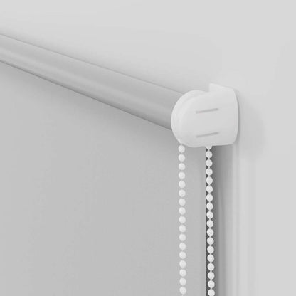 Roller Blind Blackout Light Grey 110x130 cm Fabric Width 105.7 cm Polyester