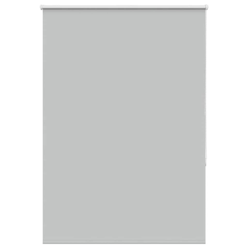 Roller Blind Blackout Light Grey 115x130 cm Fabric Width 110.7 cm Polyester
