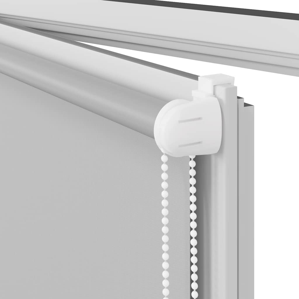 Roller Blind Blackout Light Grey 115x130 cm Fabric Width 110.7 cm Polyester