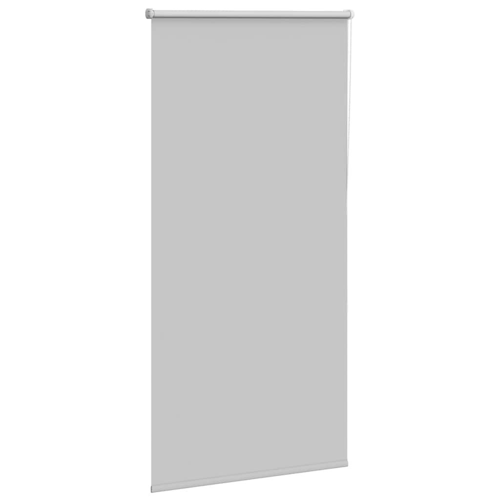 Roller Blind Blackout Light Grey 85x150 cm Fabric Width 80.7 cm Polyester
