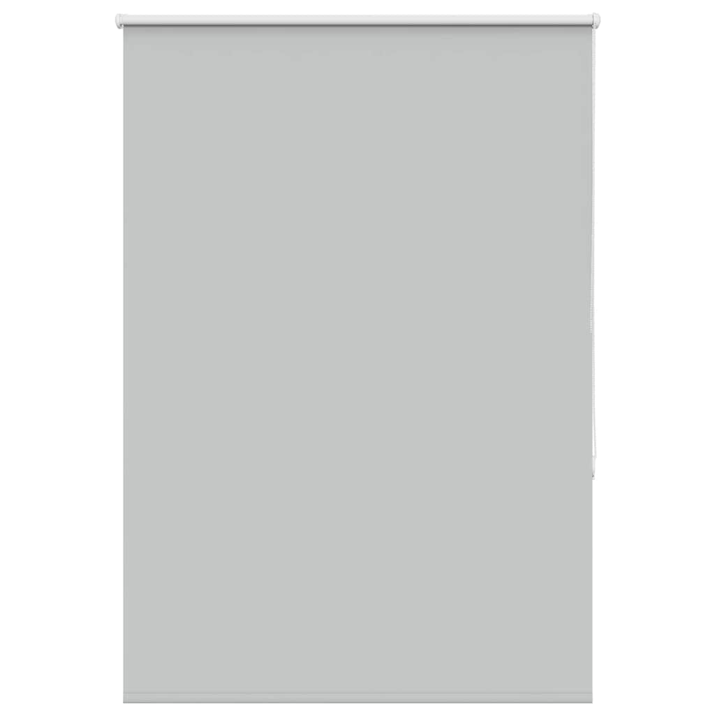 Roller Blind Blackout Light Grey 100x150 cm Fabric Width 95.7 cm Polyester