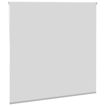 Roller Blind Blackout Light Grey 160x150 cm Fabric Width 156.6 cm Polyester