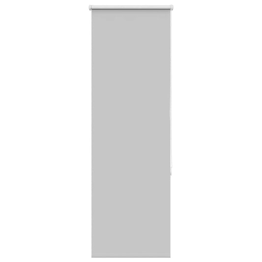 Roller Blind Blackout Light Grey 40x175 cm Fabric Width 35,7 cm Polyester
