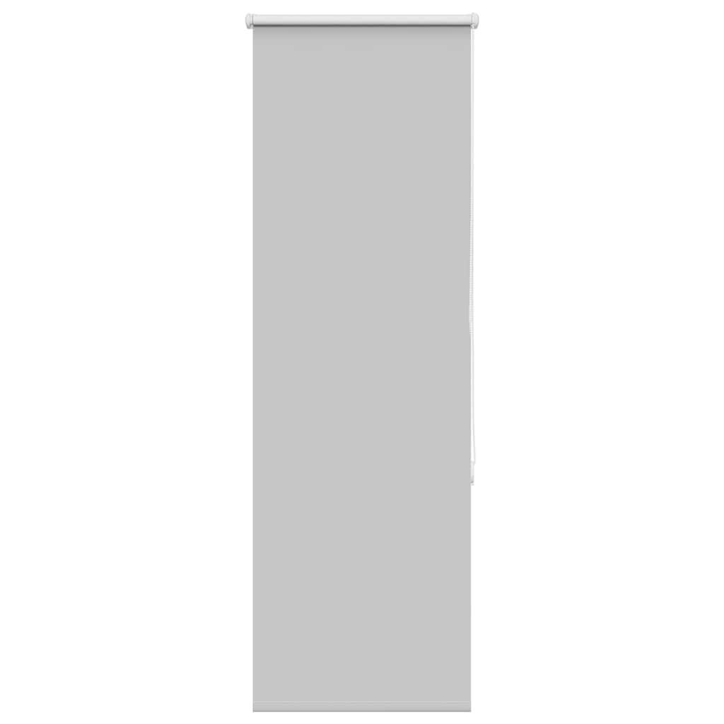 Roller Blind Blackout Light Grey 45x175 cm Fabric Width 40.7 cm Polyester