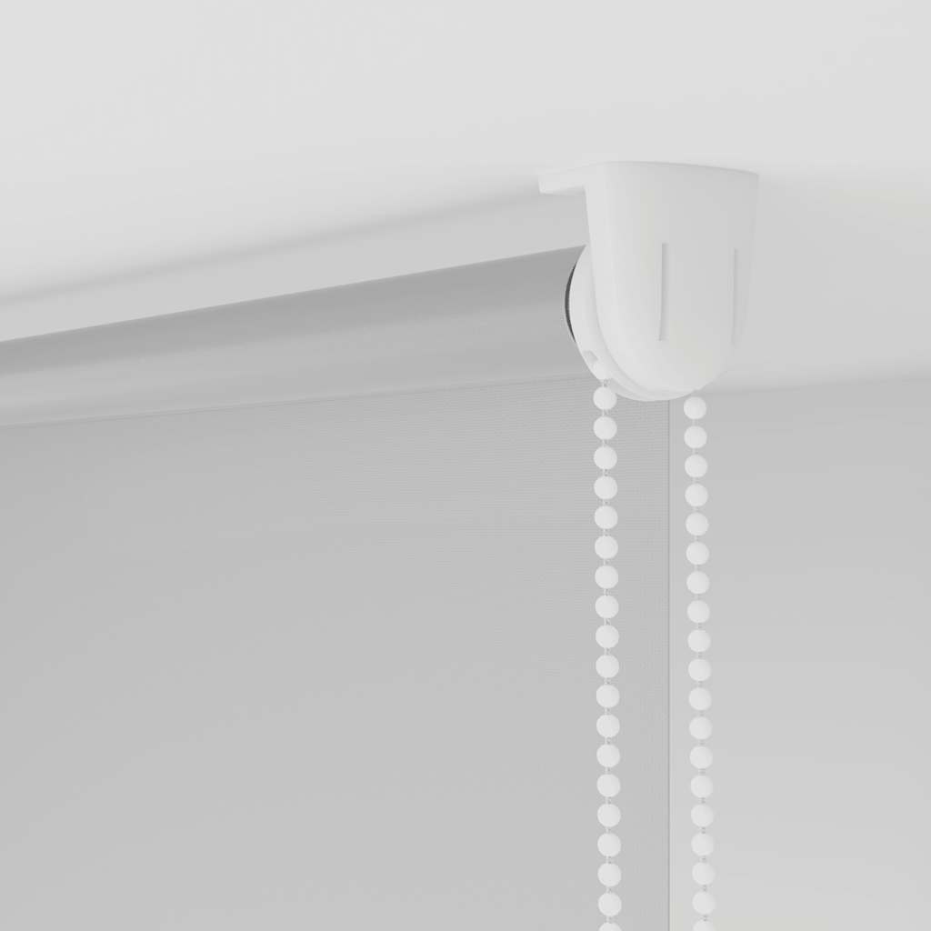 Roller Blind Blackout Light Grey 45x175 cm Fabric Width 40.7 cm Polyester