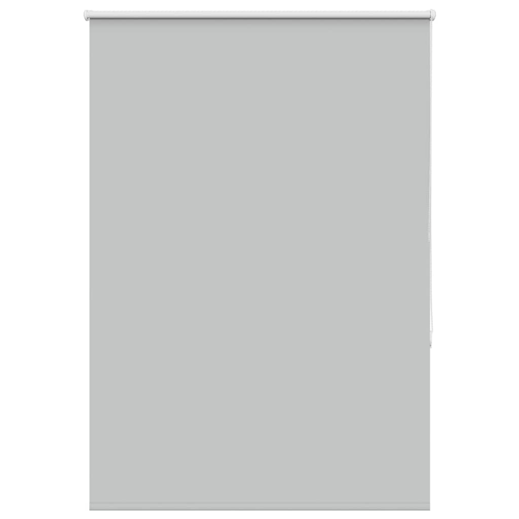 Roller Blind Blackout Light Grey 110x175 cm Fabric Width 105.7 cm Polyester