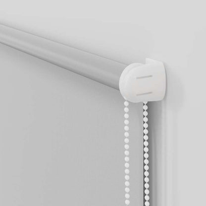 Roller Blind Blackout Light Grey 110x175 cm Fabric Width 105.7 cm Polyester