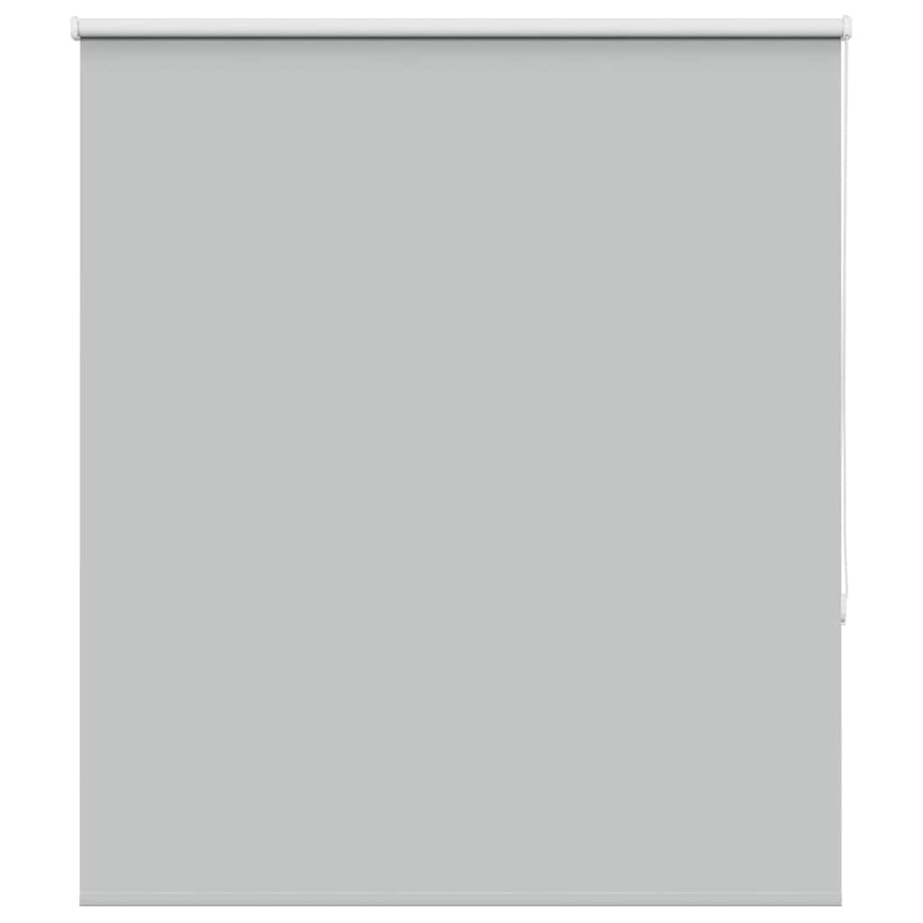 Roller Blind Blackout Light Grey 130x175 cm Fabric Width 126.6 cm Polyester