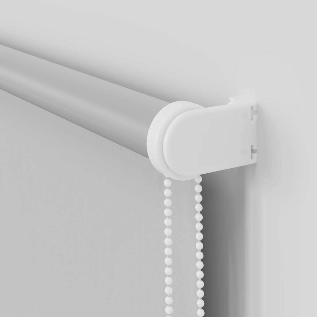 Roller Blind Blackout Light Grey 135x175 cm Fabric Width 131,6 cm Polyester