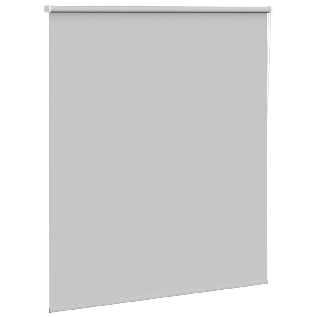 Roller Blind Blackout Light Grey 135x175 cm Fabric Width 131,6 cm Polyester