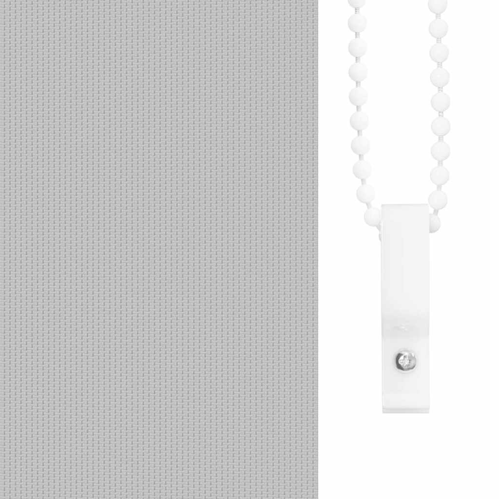 Roller Blind Blackout Light Grey 135x175 cm Fabric Width 131,6 cm Polyester