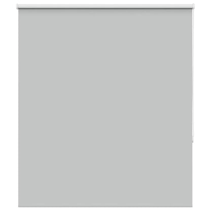Roller Blind Blackout Light Grey 140x175 cm Fabric Width 136.6 cm Polyester
