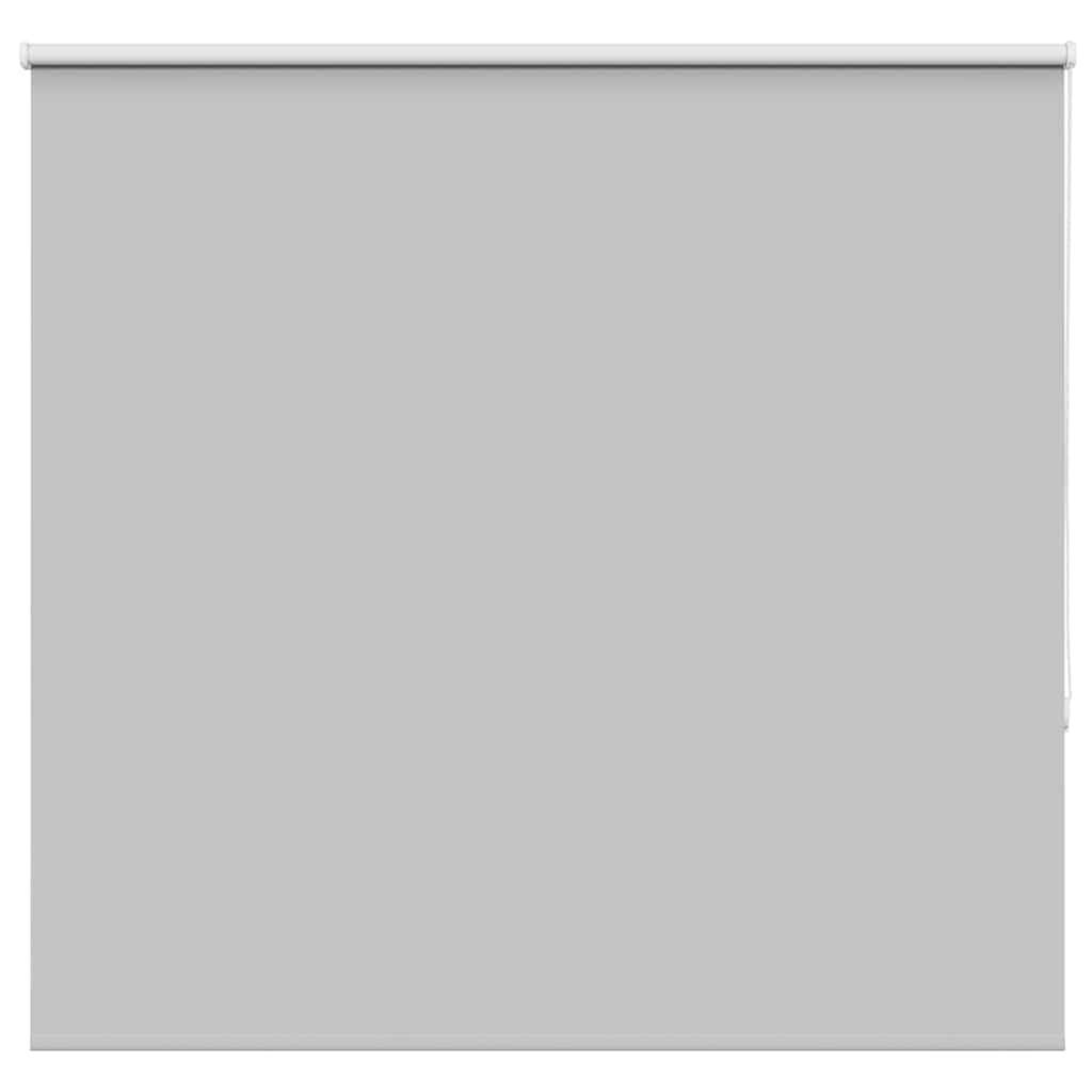 Roller Blind Blackout Light Grey 150x175 cm Fabric Width 146.6 cm Polyester