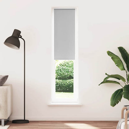 Roller Blind Blackout Light Grey 45x210 cm Fabric Width 40.7 cm Polyester