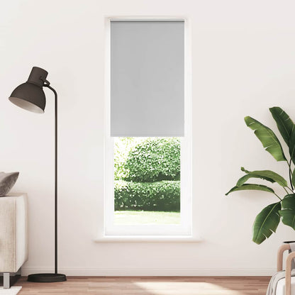Roller Blind Blackout Light Grey 70x210 cm Fabric Width 65.7 cm Polyester