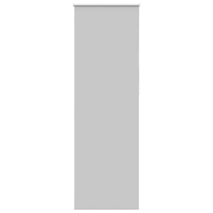 Roller Blind Blackout Light Grey 80x230 cm Fabric Width 75.7 cm Polyester