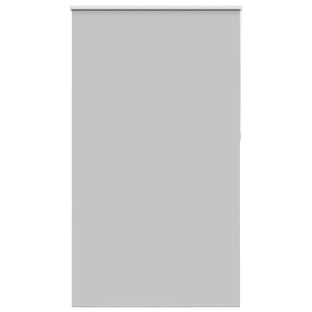 Roller Blind Blackout Light Grey 130x230 cm Fabric Width 126.6 cm Polyester