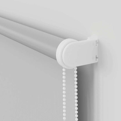 Roller Blind Blackout Light Grey 150x230 cm Fabric Width 146.6 cm Polyester